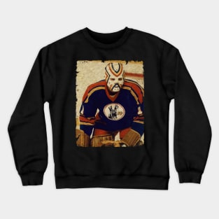 Denis Herron, 1976 in Kansas City Scouts (86 GP) Crewneck Sweatshirt